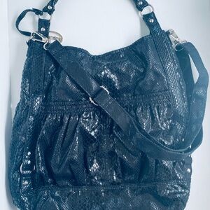 Kenneth Cole Black Patent Leather Women's Bag